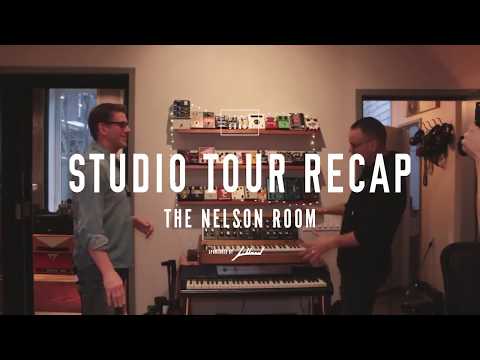 Studio Tour Recap: The Nelson Room - Guitar Pedals & MiniMoog
