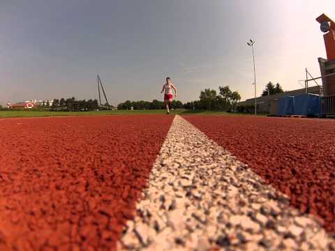 Sprintschritt von vorne