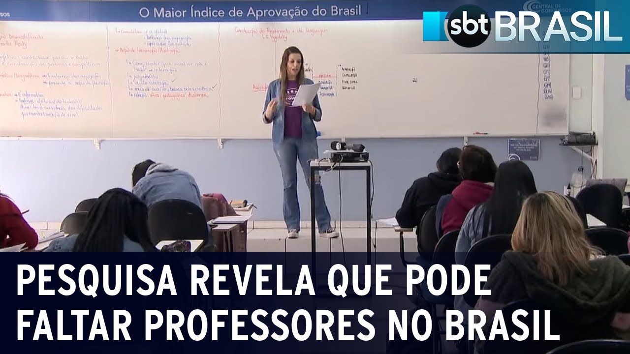 Pesquisa revela que pode faltar professores no Brasil | SBT Brasil (15/10/22)