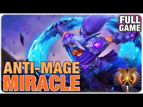 Miracle Anti-Mage 20 Min GG - Free Farming Pro Dota 2 Full Gameplay