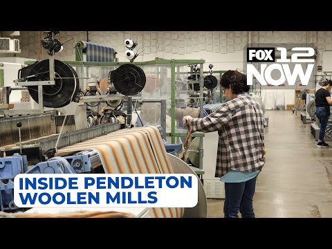 Inside the Pendleton Woolen Mills factory in Washougal