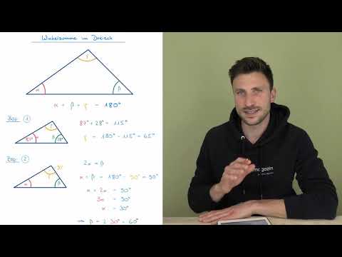 Winkelsumme im Dreieck
