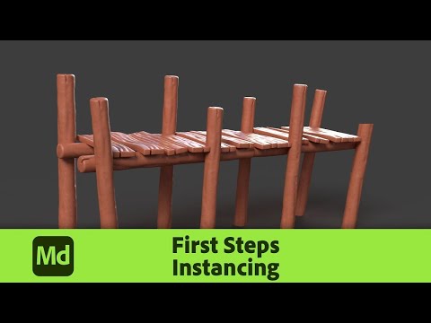 Instancing in Modeler | First Steps | Adobe Substance 3D