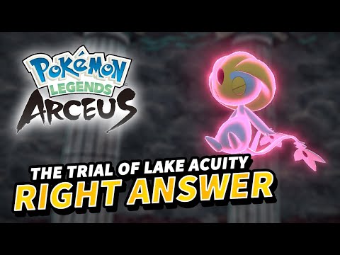 The trial of Lake Acuity RIGHT ANSWER (Number of eyes test solution) | Pokemon Legends Arceus