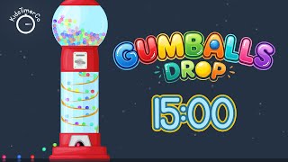 15 Min Gumball Machine Countdown! ✨🔴🍬 Fun Visual Timer for Kids