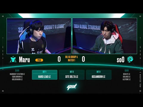 [2024 GSL S1] Ro.16 Group A Match1 Maru vs soO