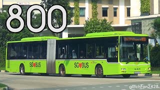 [SBST] SMB8006S on Service 800 - MAN NG363F A24 Gemilang (Part 2 of 2)