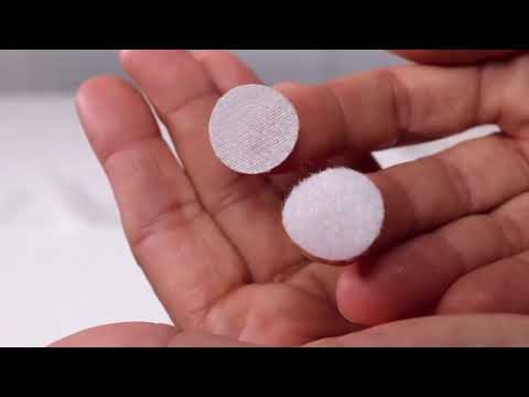 No drilling Self Adhesive Wall Mounted Hook Loop round review | Life hacks tricks to use velcro tape
