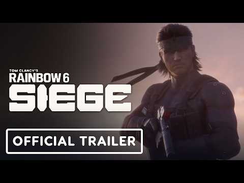 Rainbow Six Siege - Official Solid Snake Reveal Trailer