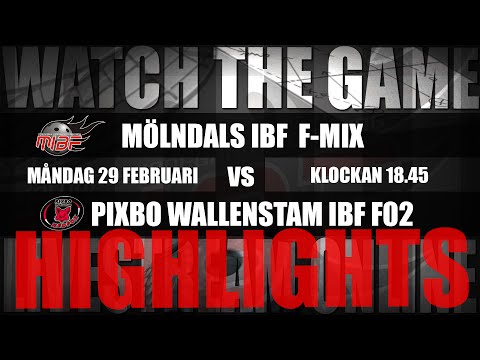 F-Mix: Highlights Mölndals IBF F01 - Pixbo Wallenstam F02