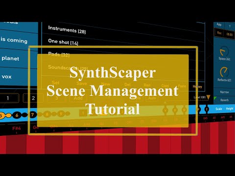Igor Vasiliev SynthScaper - Tutorial Part 2: How to manage Scenes