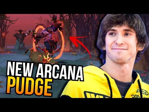 DENDI TRY NEW PUDGE ARCANA - Mid Pudge + Io 7.12 | Dota 2