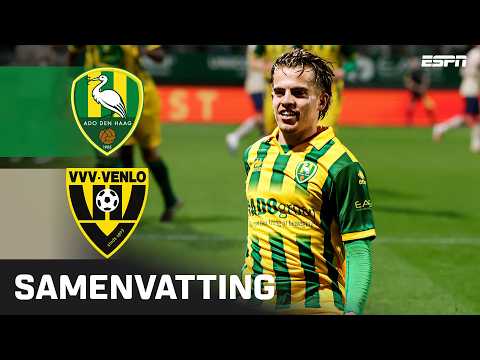 Cameron PEUPION helpt ADO in LASTIG duel met VVV 🔰🥵 | Samenvatting ADO Den Haag - VVV Venlo
