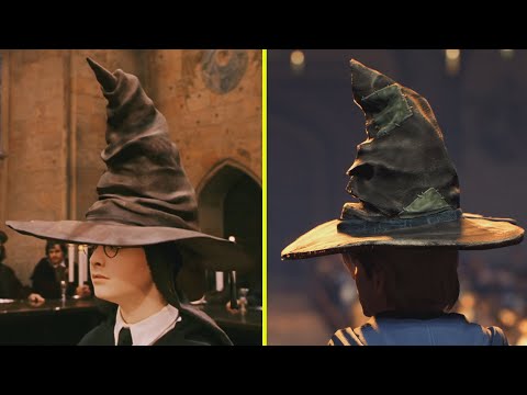 Hogwarts Legacy vs Harry Potter Movies Locations and Characters Early Comparison