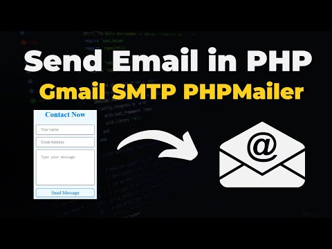 Send Email in PHP Using PHPMailer | Gmail smtp PHP Mailer Setup [Updated]