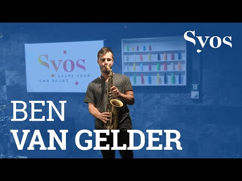 Ben Van Gelder testing his Syos mouthpiece (Studio Session)