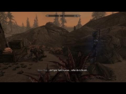 Skyrim - Jenassa vs Reaver Lord (Legendary Difficulty)