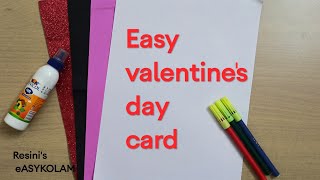 DIY Valentine's day card | Valentine's day card ideas | Valentine's Day 2022 |