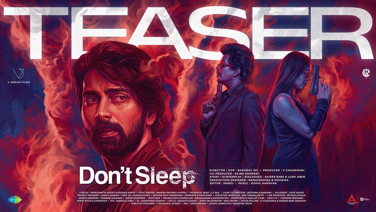 Dont Sleep - Official Teaser | Indhra Ram, Ravindra Vijay | Shamdat ISC | Gokul Harshan