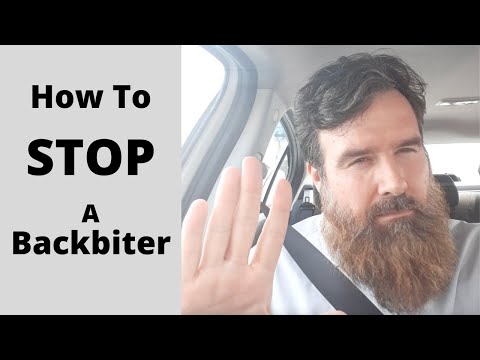 How to stop a backbiter - Abdur Raheem McCarthy