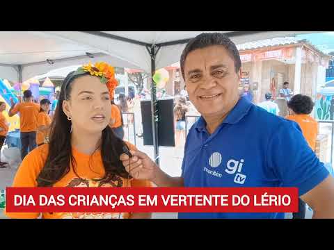 Secretária de Vertente do Lério sobre o Dia das Crianças. #vertentedolerio #noticas #aovivo 