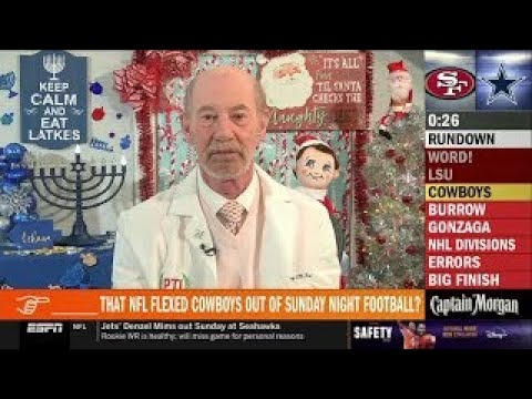 Pardon The Interruption | Tony explains why NFL flexed Cowboys out of Sunday Night Football