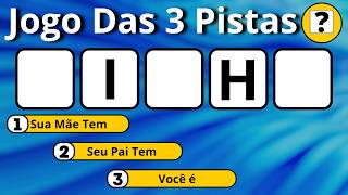 Três Pistas Para Descobrir Qual é a Palavra | Jogo Das 3 Pistas #quiz #jogodas3pistas