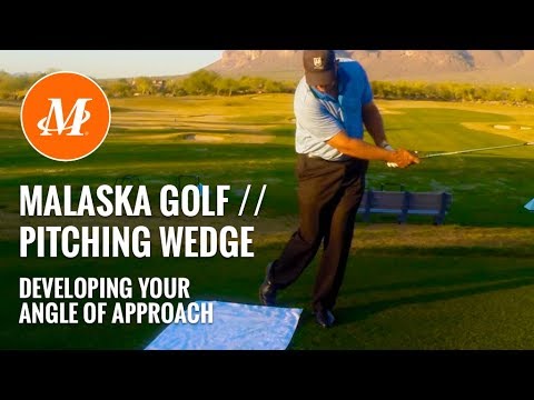 Malaska Golf // Pitching Wedge Drill - Developing Your Angle of Approach