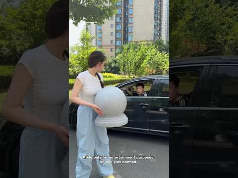 He Thought It Was Foam Rock... Until He Tried to Kick
