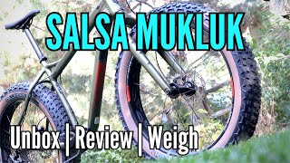 I dig this fat bike! Salsa Mukluk Deore $1600 | Unbox + Review + Weigh