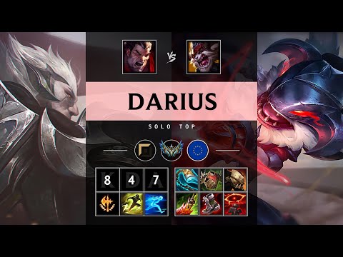 Darius Top vs Kled - EUW Challenger Patch 25.12