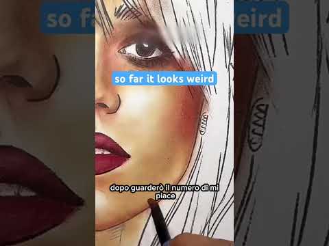 Riesco a Disegnare Con il TRUCCO?🎨 #art #makeup