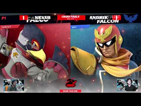 Shark Tank # 56 Grand Finals - Nexus (Falco) Vs. Andrik (Captain Falcon) - SSBU Tournament