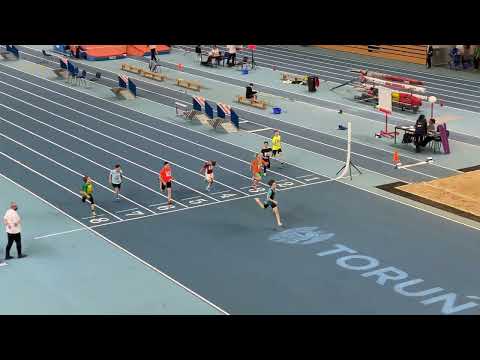 Tymoteusz Załęczny 60m finał, 4. Mityng Pamięci Ireny Szewińskiej U16 i U14., 30.01.2022,Toruń