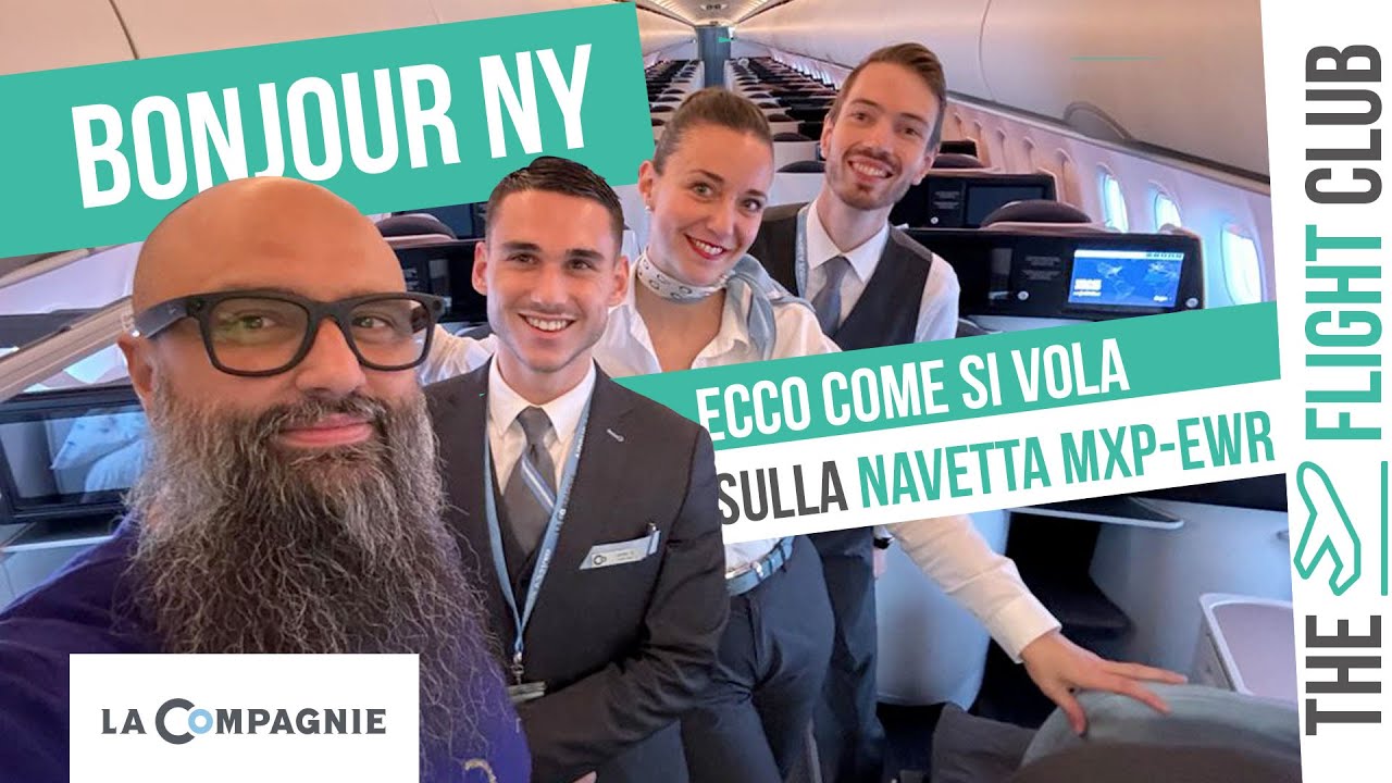 Review of my flight from Milan to New York with La Compagnie