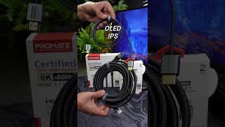 بروميت - الكابل الأقوى HDMI™ 2.1 عالي السرعة بدقة 8K@60 هرتز HDR ديناميكي بتصميم نحيف للغاية وموصلات مضادة للتآكل، يأتي بطول 1.5 متر