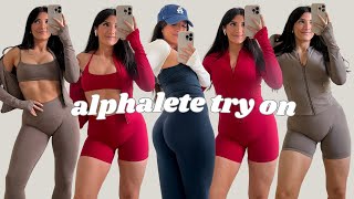 ALPHALETE TRY ON | drop 7 and black friday sale! what to get and what to skip 👀 includes squat tests