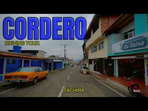 ¿Cómo está la vía de Cordero a Táriba? TÁCHIRA DRIVING TOUR | Troncal 7 | 4K