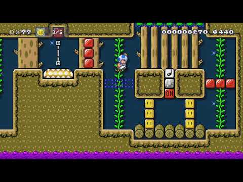 Forest Maze (Easy) by Mii Tendo - Super Mario Maker 2 - No Commentary 1by