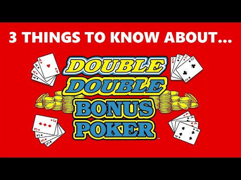3 Things You Should Know About Double Double Bonus | Quick Video Poker Tips