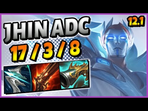 Jhin vs Vayne ADC / Ranked EUW / Patch 12.1 / Season 12 [ 17 / 3 / 8 ]  ✅