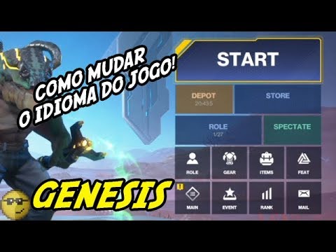 Como mudar o idioma do jogo | Genesis MOBA | How to change language