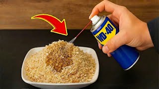 Mix WD40 with SAWDUST 😱You Will not Believe the Incredible Result | Creation Tips 6