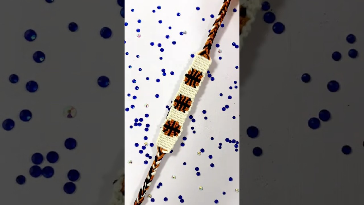 【バスケットボール柄ミサンガ】 #friendshipbracelet