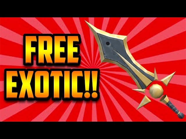 How To Get Free Exotics In Roblox Assassin 2019 - codes for exotic knifes on roblox assassin