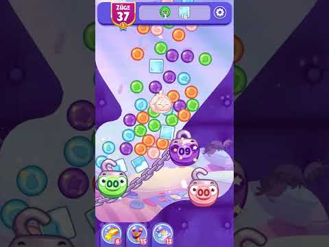 Angry Birds Dream Blast Level 134 no booster [Gameplay] optimized for smartphones [Rovio]