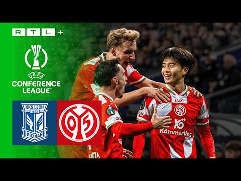 Lech Posen vs. FSV Mainz 05 - Highlights | UEFA Conference League | RTL Sport