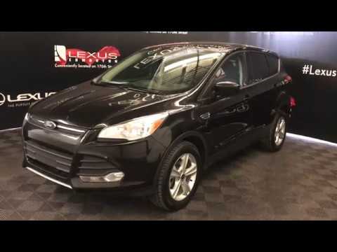 Black 2015 Ford Escape SE Review Edmonton Alberta - Lexus of Edmonton