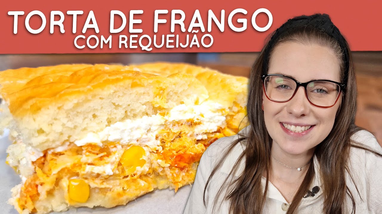 Torta de frango de liquidificador com requeijão, super facil!