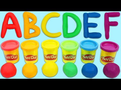 Learn ABC's With Play Doh Shape And Learn Letters Playset!